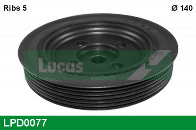 LUCAS ENGINE DRIVE lpd0077 -  Ременный шкив, коленчатый вал